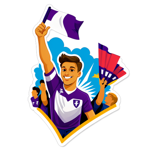 Tifosi appassionati della Fiorentina