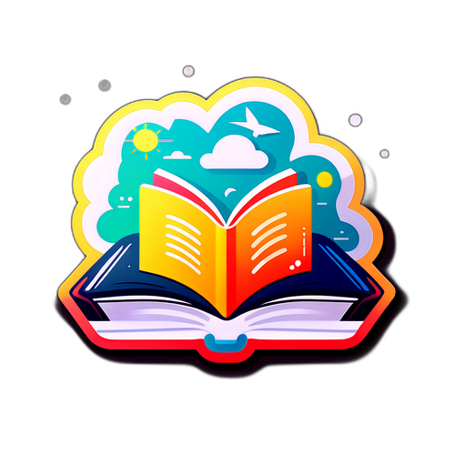 Стильная иконка с учебником