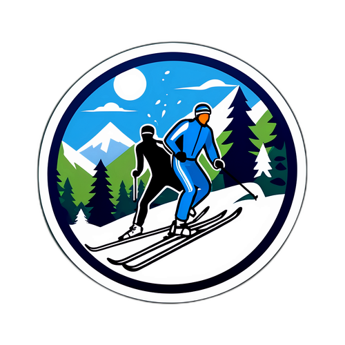 Nordic Combined Championship Sticker