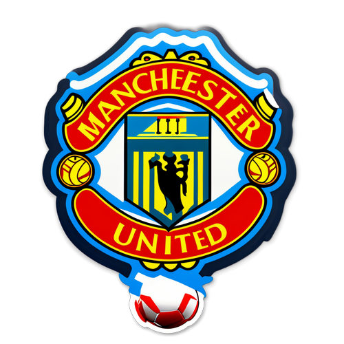 Manchester United Emblem Klistermærke