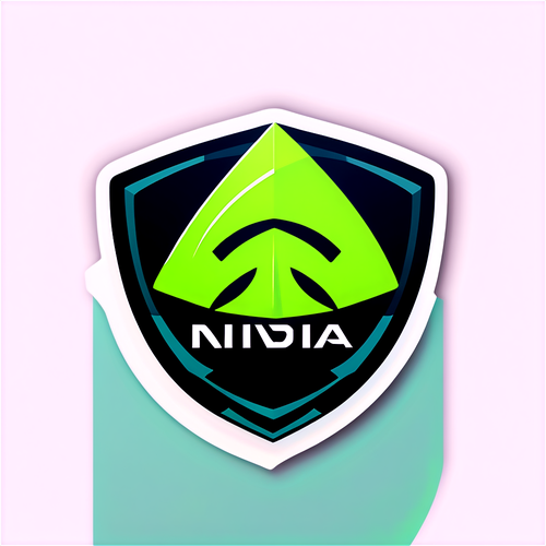 Nvidia Futuristic AI Sticker