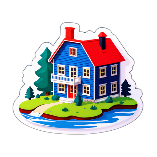 Hus med vandbanker i Lundby