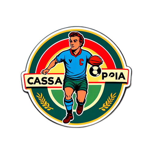 Sticker Retro Sporting vs Casa Pia