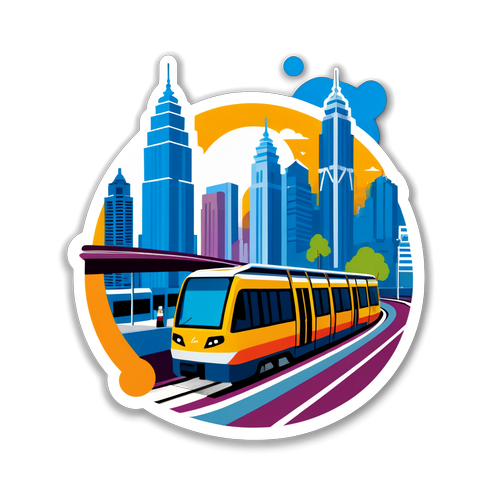 Rekaan Modern Stesen LRT KLCC