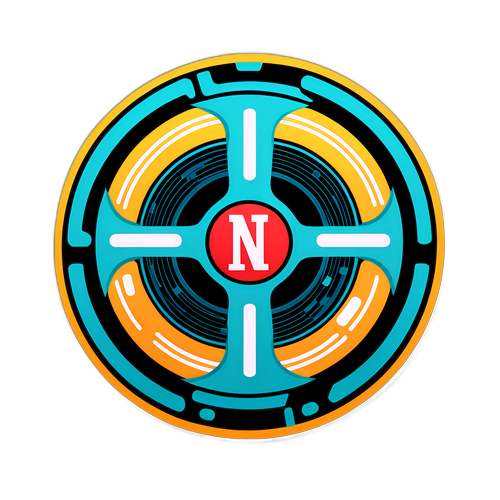 Film Reel Ripple Sticker