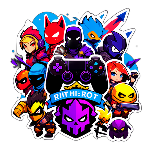 Riot Oyunları İkonları Stickerı