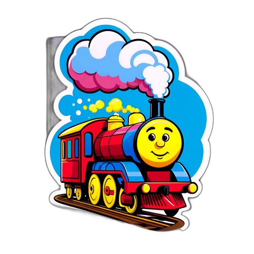 Is Steam Down? - Nakakatawang Sticker ng Tren