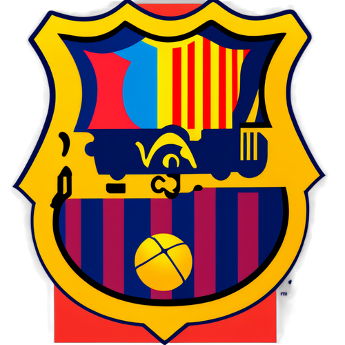 Stickerul Pasiunii pentru FC Barcelona