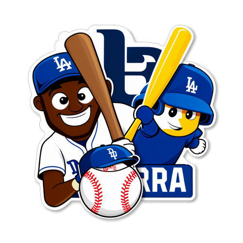 Don't Strike Out on Fun! Dodgers vs Padres Epic Showdown Sticker!