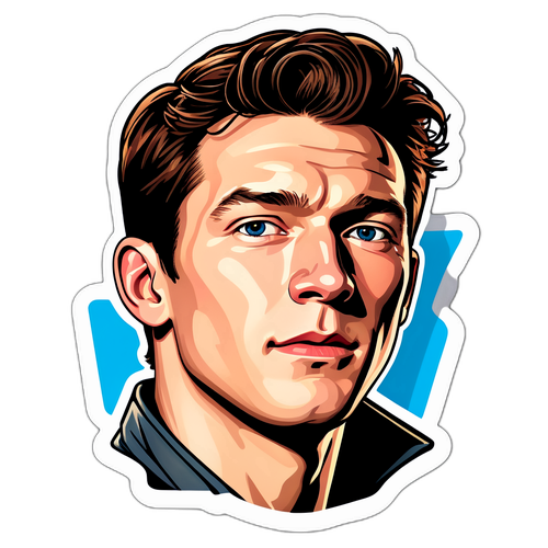 Handla Callum Turner i ett actionfyllt ögonblick