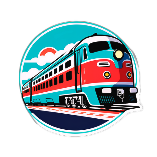 코레일의 레트로 기차 스티커