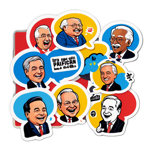 Autocollants humoristiques de l'Assemblée nationale