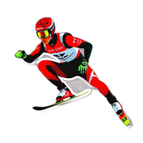 Marcel Hirscher im atemberaubenden Sprung