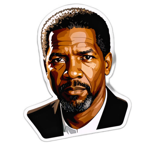 Adesivo de Denzel Washington