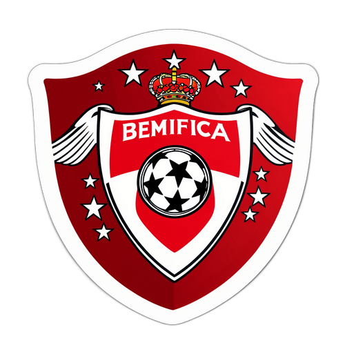 Benfica Voetbal Sticker