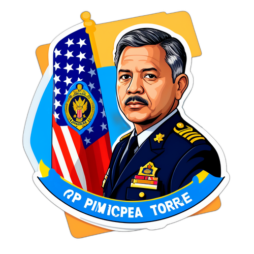 Sticker ng PNP Chief Nicolas Torre