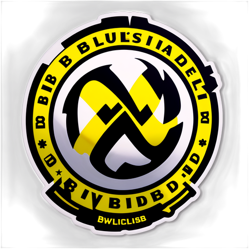 Revolutionäre Bundesliga Sticker: Das BVB-Logo im Fokus – Ein Muss für jeden Fußballfan!