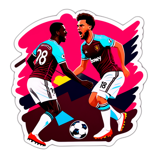 Динамика футбольного матча: Вест Хэм против Манчестер Юнайтед