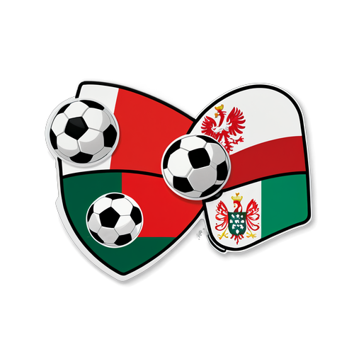 Epic Clash: Poland vs Portugal – The Must-Have Sticker for Every Soccer Fan!