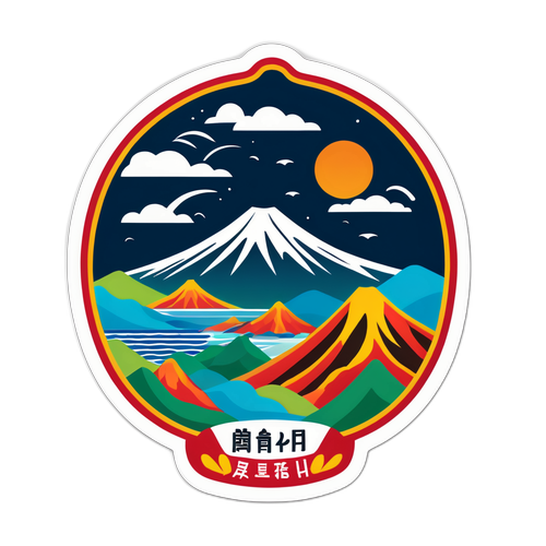花蓮地震紀念貼紙