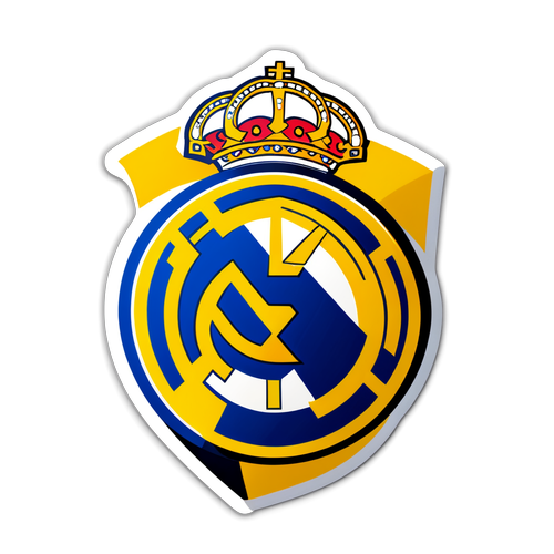 Thiết kế nhãn dán cho trận derby Madrid