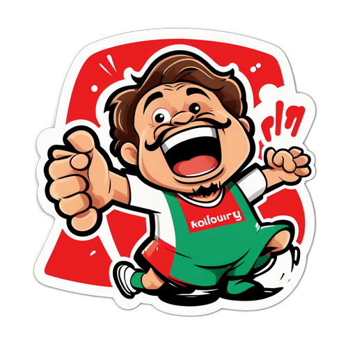 Vicces Foci Jelenet a Augsburg–Köln Mérkőzésből