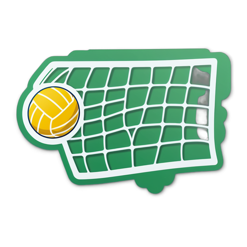 Volleyball Net Sticker