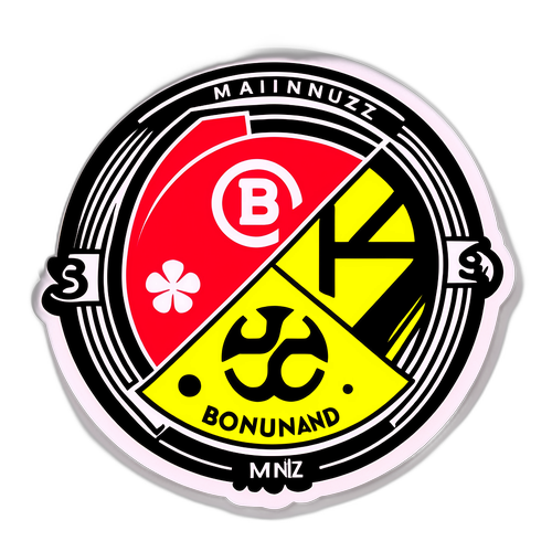 Thiết kế sticker trận đấu Dortmund và Mainz