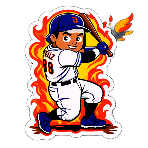 Rowdy Tellez Home Run Celebration Sticker