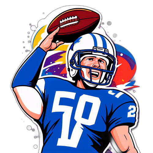 Dynamic Boomer Esiason Football Sticker