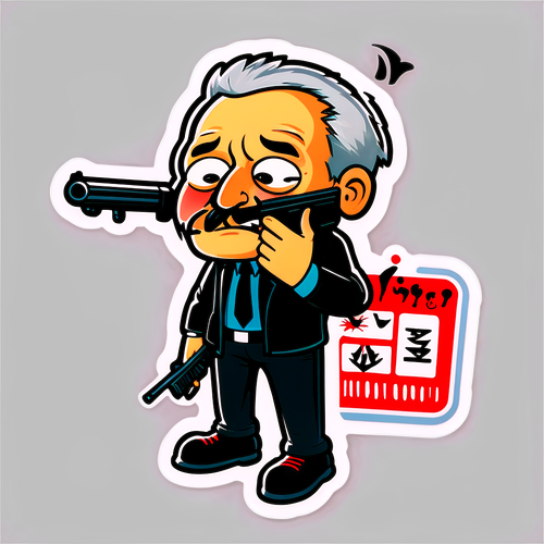 Dark humor stickers about the Kraków shooting, balancing sensitivity with artistic expression.