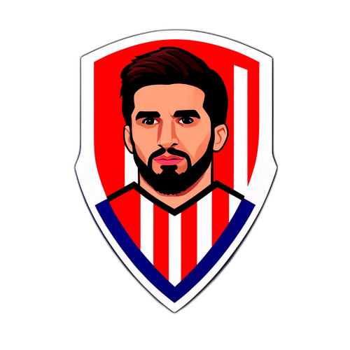 Atletico Madrid Klistermärke