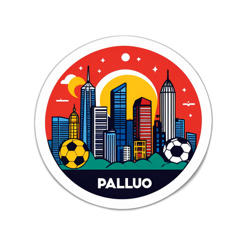 साओ पाउलो स्काईलाइन स्टिकर