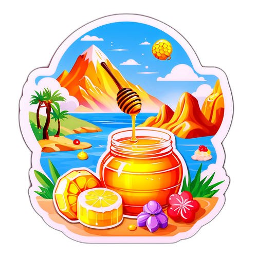 Стикер, посвященный Honey Spas 2025