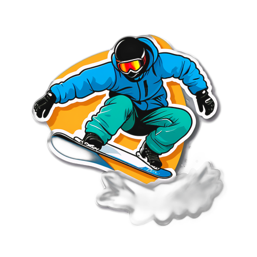 Erkek Kayakçı Slopestyle Aksiyonu