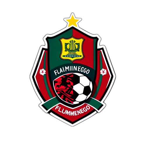 Flamengo ve Fluminense Rekabeti Sticker Tasarımı