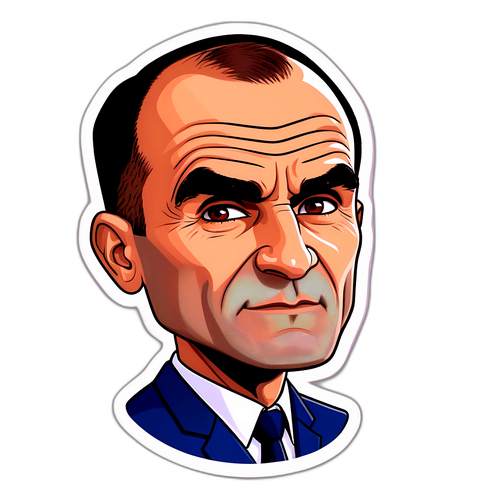 Hình ảnh dễ thương của HLV Roberto Martinez