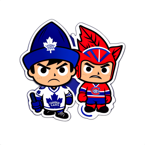 Maple Leafs vs. Canadiens Rivalry Sticker