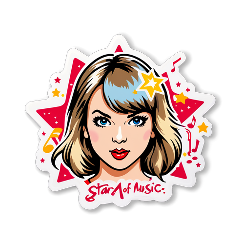 Ster van de Muziek: Taylor Swift Sticker