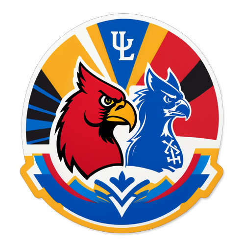 Louisville vs. Kentucky Rivalry Game Sticker