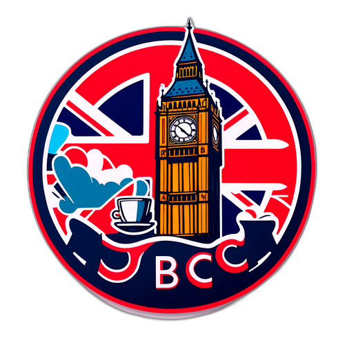 Stiker Logo BBC Klasik dengan Sentuhan Moden