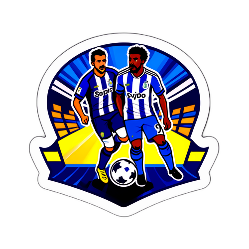 Nálepka fotbalového zápasu Porto – Sporting