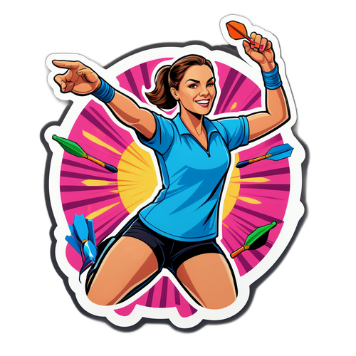 Beau Greaves Dartportret