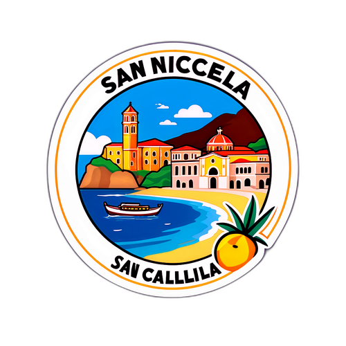 Adesivo Tematico Viaggio di San Nicola Arcella