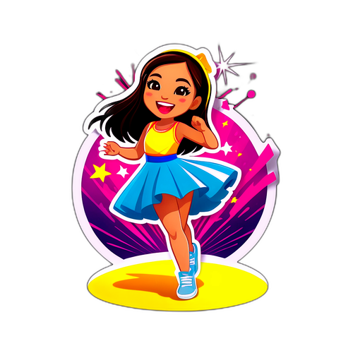 Masayang Sayaw ng Pinay sa Entablado