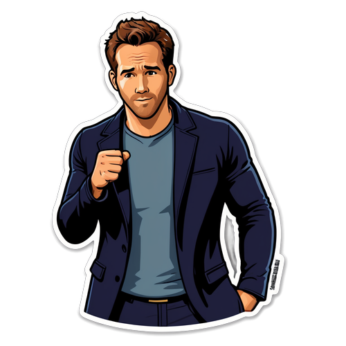 Ryan Reynolds: Ang Sticker na Makakapagpasaya sa Iyong Araw!