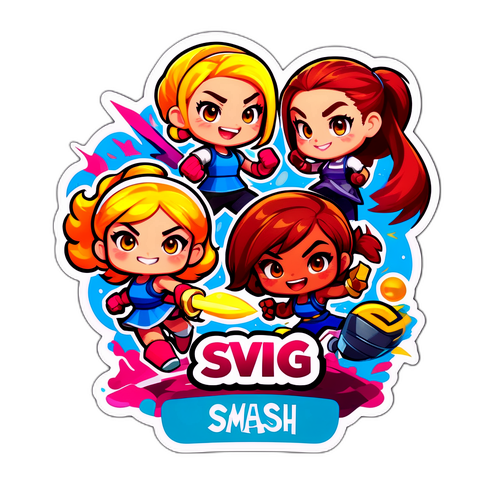 सुपर स्मैश महिलाएँ - कौशल और टीमवर्क की लड़ाई