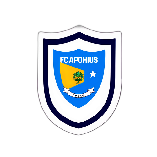 Наклейка з символом FC Paphos у формі щита