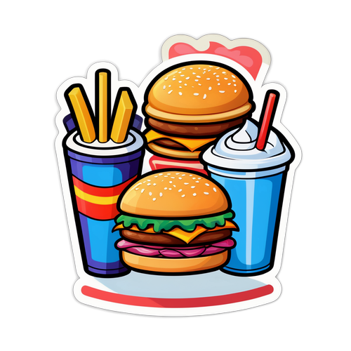 Autocollant de Fast Food