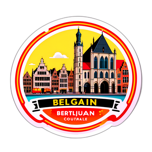 Belgische Cultuur Sticker